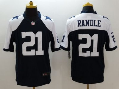 Jerseys Factory Cheap Nike Cowboys #21 Joseph Randle Navy Blue T