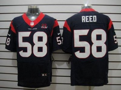 Jerseys Factory Cheap Nike Texans #58 Brooks Reed Navy Blue Team