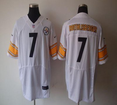 Jerseys Factory Cheap Nike Steelers #7 Ben Roethlisberger White