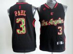 Jerseys Factory Cheap Clippers #3 Chris Paul Black Camo Fashion