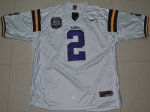 Jerseys Factory Cheap LSU Tigers #2 Rueben Randle White 2012 BCS