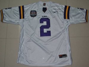 Jerseys Factory Cheap LSU Tigers #2 Rueben Randle White 2012 BCS