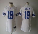 Jerseys Factory Cheap Nike Cowboys #19 Miles Austin White Women'