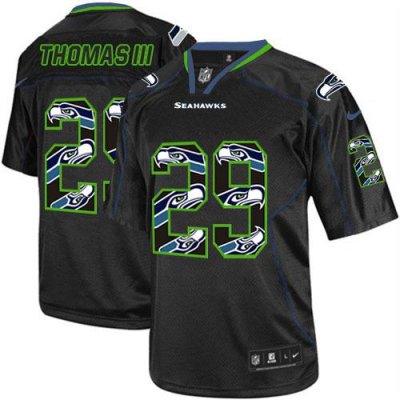 Jerseys Factory Cheap Nike Seahawks #29 Earl Thomas III New Ligh