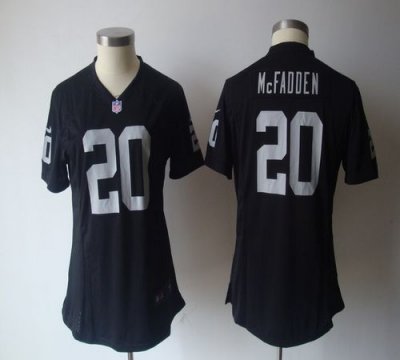 Jerseys Factory Cheap Nike Raiders #20 Darren McFadden Black Tea