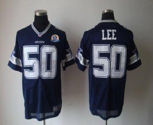 Jerseys Factory Cheap Nike Cowboys #50 Sean Lee Navy Blue Team C