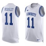 Jerseys Factory Cheap Nike Cowboys #11 Cole Beasley White Men's