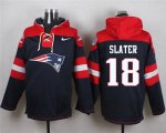 Jerseys Factory Cheap Nike Patriots #18 Matt Slater Navy Blue Pl