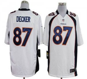 Jerseys Factory Cheap Nike Broncos #87 Eric Decker White Men's E