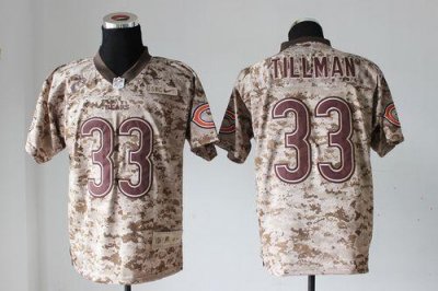 Jerseys Factory Cheap Nike Bears #33 Charles Tillman Camo Men's