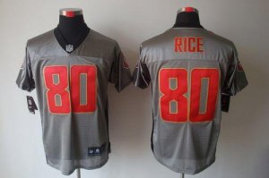 Jerseys Factory Cheap Nike 49ers #80 Jerry Rice Grey Shadow Men'
