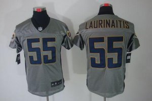 Jerseys Factory Cheap Nike Rams #55 James Laurinaitis Grey Shado