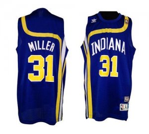 Jerseys Factory Cheap Pacers #31 Reggie Miller Blue ABA Hardwood