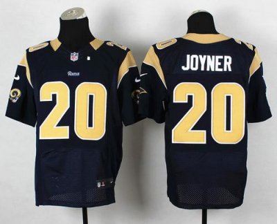 Jerseys Factory Cheap Nike Rams #20 Lamarcus Joyner Navy Blue Te