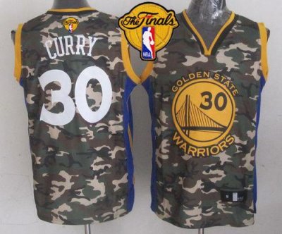Jerseys Factory Cheap Warriors #30 Stephen Curry Camo The Finals