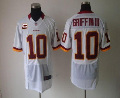 Jerseys Factory Cheap Nike Redskins #10 Robert Griffin III White