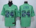 Jerseys Factory Cheap Nike Seahawks #24 Marshawn Lynch Green Alt