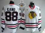 Jerseys Factory Cheap Blackhawks #88 Patrick Kane Embroidered Wh