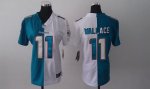 Jerseys Factory Cheap Nike Dolphins #11 Mike Wallace Aqua Green/