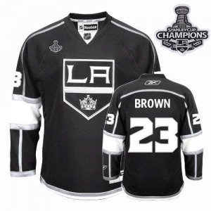 Jerseys Factory Cheap Kings #23 Dustin Brown 2012 Stanley Cup Ch