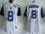 Jerseys Factory Cheap Mitchell & Ness Cowboys #8 Troy Aikman Whi