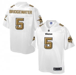 Jerseys Factory Cheap Nike Vikings #5 Teddy Bridgewater White Me