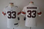 Jerseys Factory Cheap Nike Browns #33 Trent Richardson White You