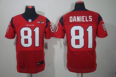 Jerseys Factory Cheap Nike Texans #81 Owen Daniels Red Alternate