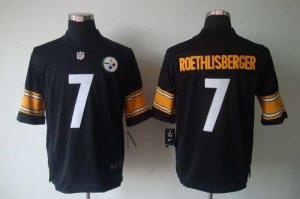Jerseys Factory Cheap Nike Steelers #7 Ben Roethlisberger Black