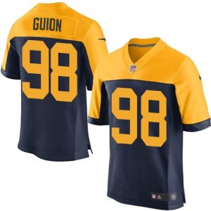 Jerseys Factory Cheap Nike Packers #98 Letroy Guion Navy Blue Al
