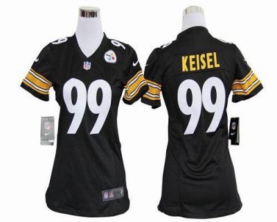 Jerseys Factory Cheap Nike Steelers #99 Brett Keisel Black Team