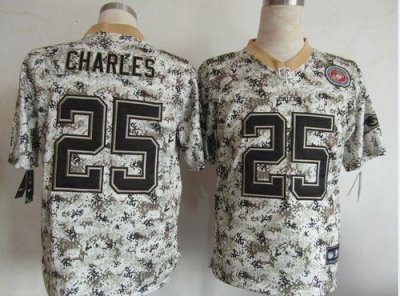 Jerseys Factory Cheap Nike Chiefs #25 Jamaal Charles Camo Men's
