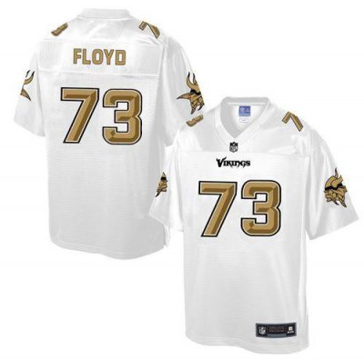 Jerseys Factory Cheap Nike Vikings #73 Sharrif Floyd White Men's