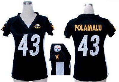 Jerseys Factory Cheap Nike Steelers #43 Troy Polamalu Black Team