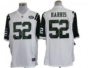 Jerseys Factory Cheap Nike Jets #52 David Harris White Men's Sti