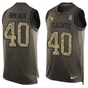 Jerseys Factory Cheap Nike Saints #40 Delvin Breaux Green Men's