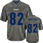 Jerseys Factory Cheap Nike Cowboys #82 Jason Witten Grey Men's S