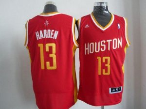 Jerseys Factory Cheap Revolution 30 Rockets #13 James Harden Red