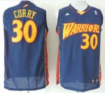 Jerseys Factory Cheap Warriors #30 Stephen Curry Navy Blue Throw