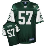 Jerseys Factory Cheap Jets #57 Bart Scott Stitched Green NFL Jer