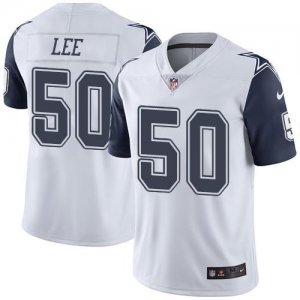 Jerseys Factory Cheap Nike Cowboys #50 Sean Lee White Men's Stit