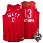 Jerseys Factory Cheap Rockets #13 James Harden Red 2016 All Star