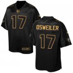 Jerseys Factory Cheap Nike Texans #17 Brock Osweiler Black Men's