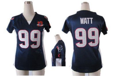 Jerseys Factory Cheap Nike Texans #99 J.J. Watt Navy Blue Team C