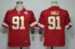 Jerseys Factory Cheap Nike Chiefs #91 Tamba Hali Red Team Color