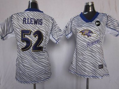 Jerseys Factory Cheap Nike Ravens #52 Ray Lewis Zebra With Art P