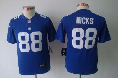 Jerseys Factory Cheap Nike Giants #88 Hakeem Nicks Royal Blue Te