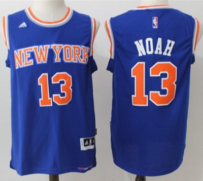 Jerseys Factory Cheap Knicks #13 Joakim Noah Blue Stitched NBA J