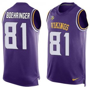 Jerseys Factory Cheap Nike Vikings #81 Moritz Boehringer Purple