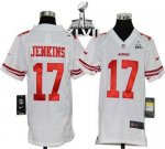 Jerseys Factory Cheap Nike 49ers #17 A.J. Jenkins White Youth Su
